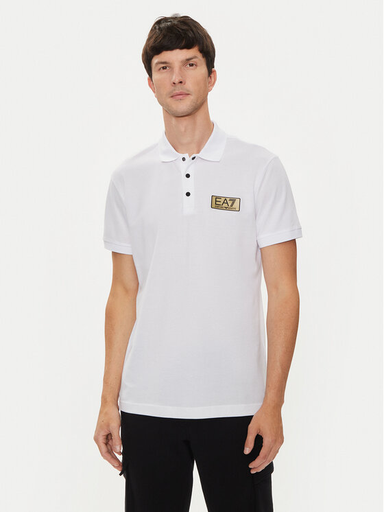 EA7 Emporio Armani Polo marškinėliai · Balta