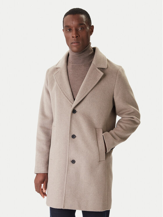 Jack & Jones Demisezoninis paltas · Smėlio