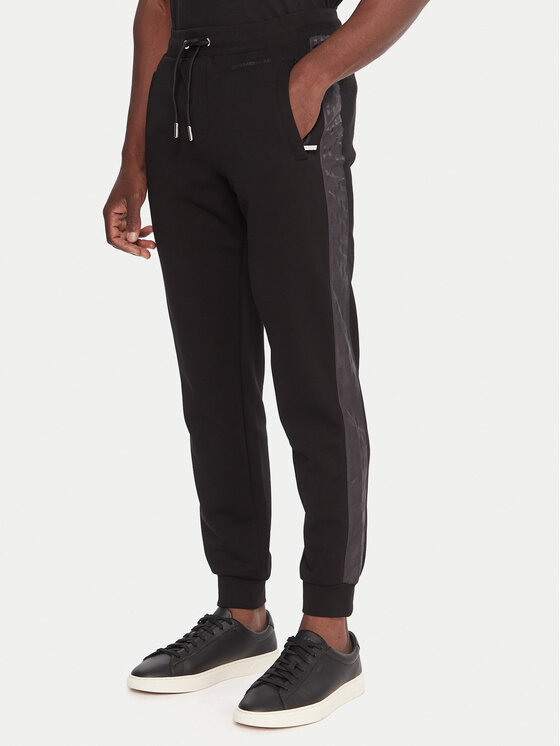 KARL LAGERFELD Sportinės kelnės · Juoda · Slim Fit