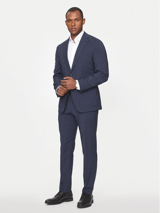 BOSS Kostiumas · Tamsiai mėlyna · Slim Fit