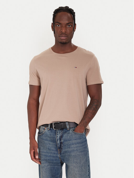 Tommy Jeans Marškinėliai · Smėlio