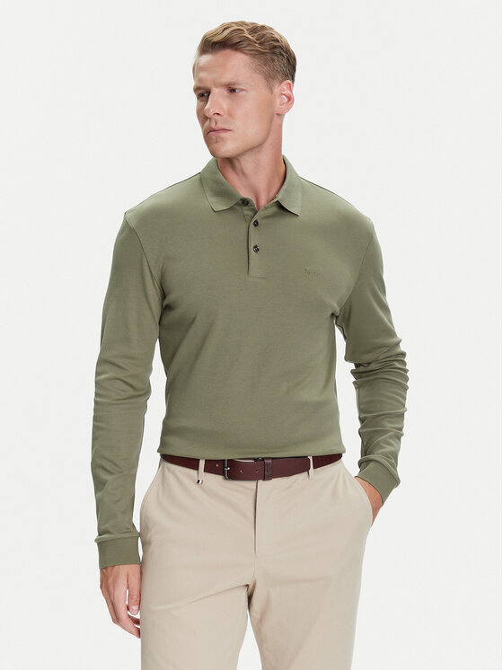 BOSS Polo marškinėliai · Žalia