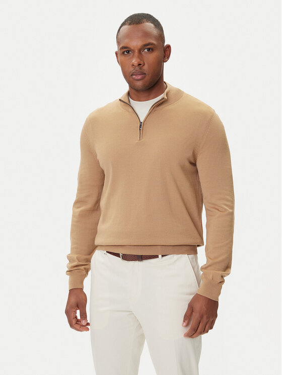 BOSS Megztinis · Smėlio