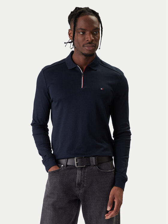 Tommy Hilfiger Polo marškinėliai · Tamsiai mėlyna