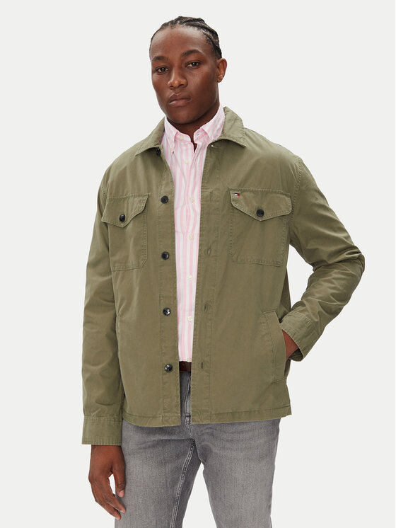 Tommy Hilfiger Demisezoninė striukė · Žalia