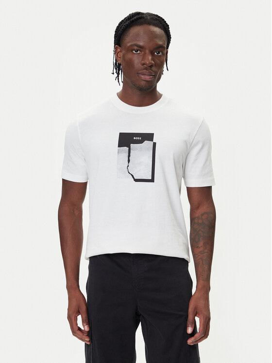 BOSS Marškinėliai · Balta