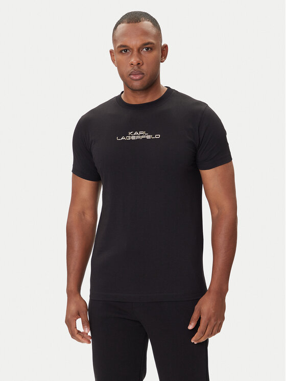 KARL LAGERFELD Marškinėliai · Juoda