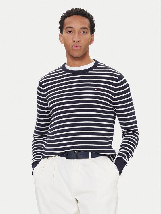 Tommy Hilfiger Megztinis · Tamsiai mėlyna