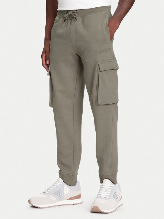 Guess Sportinės kelnės · Chaki · Regular Fit