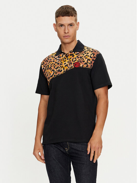 Just Cavalli Polo marškinėliai · Juoda