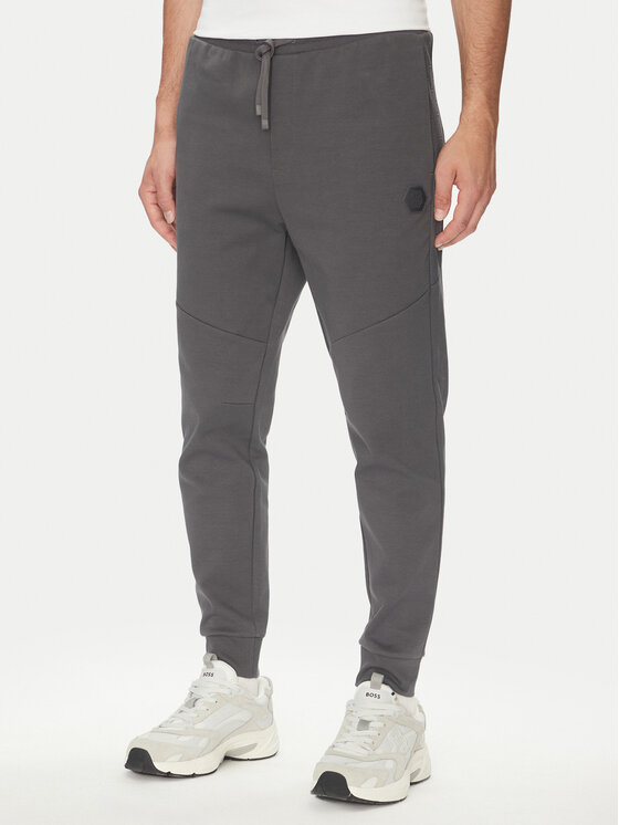 BOSS Sportinės kelnės · Pilka · Regular Fit