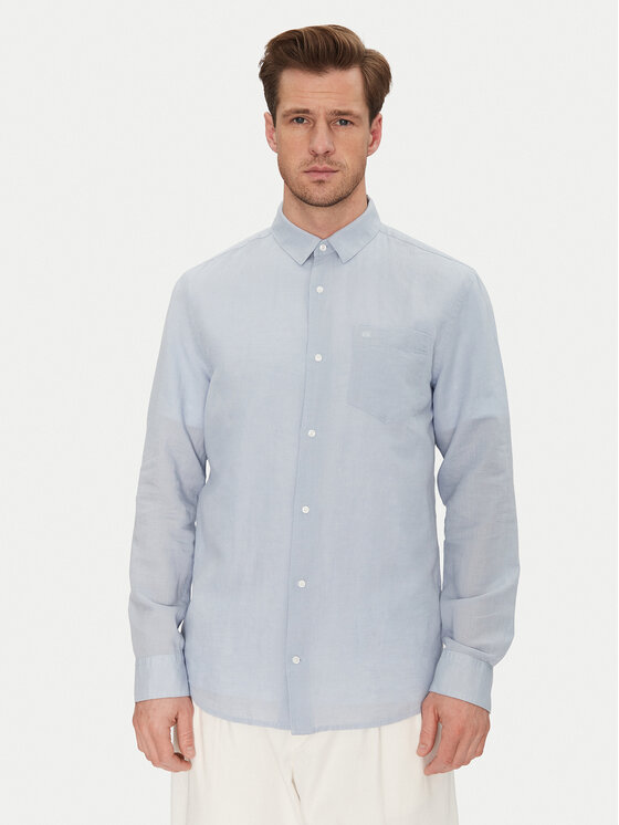 Calvin Klein Marškiniai · Žydra · Regular Fit