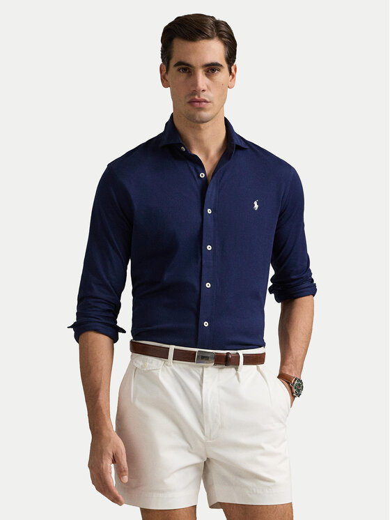 Polo Ralph Lauren Marškiniai · Tamsiai mėlyna · Slim Fit