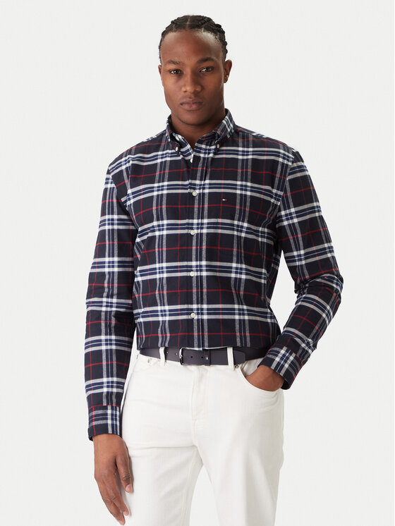 Tommy Hilfiger Marškiniai · Tamsiai mėlyna · Regular Fit