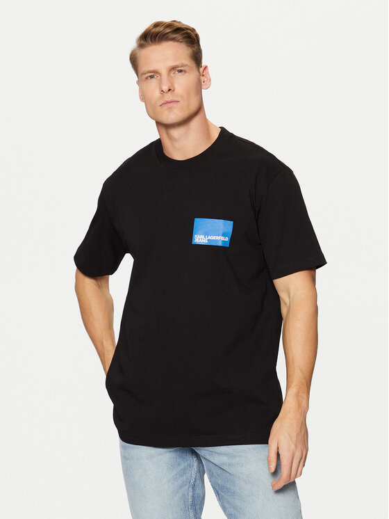 Karl Lagerfeld Jeans Marškinėliai · Juoda