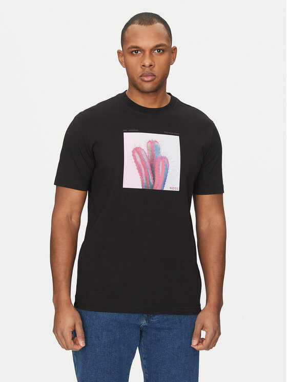 BOSS Marškinėliai · Juoda