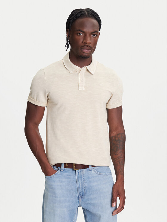 Mustang Polo marškinėliai · Smėlio