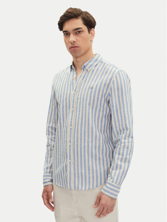 Mustang Marškiniai · Žydra · Slim Fit