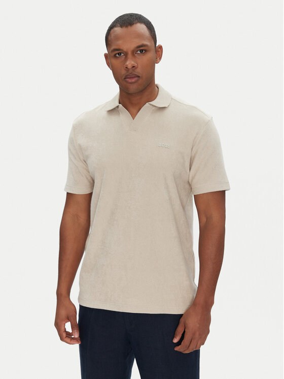 BOSS Polo marškinėliai · Smėlio