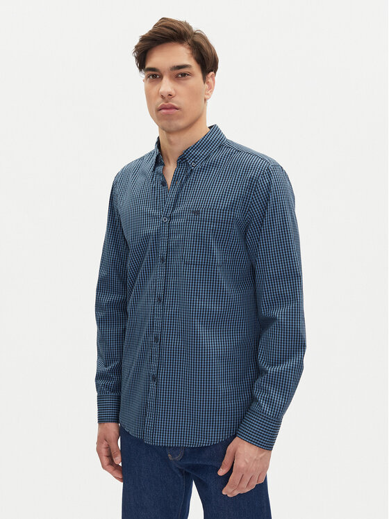 Mustang Marškiniai · Mėlyna · Regular Fit