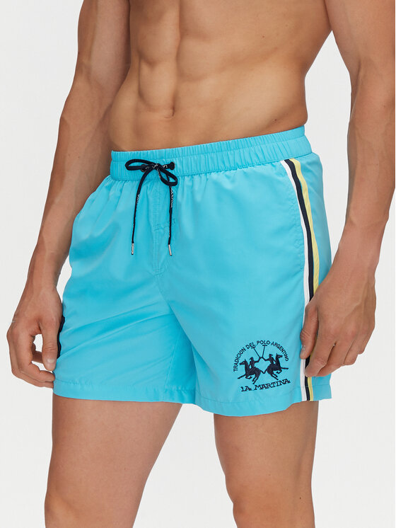 Kodas SUN15 La Martina Plaukimo šortai · Žydra
