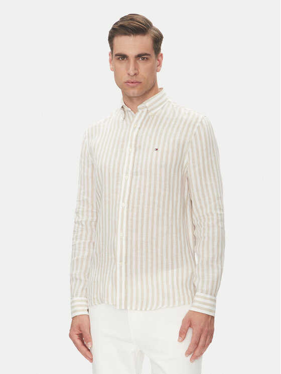 Tommy Hilfiger Marškiniai · Smėlio · Regular Fit