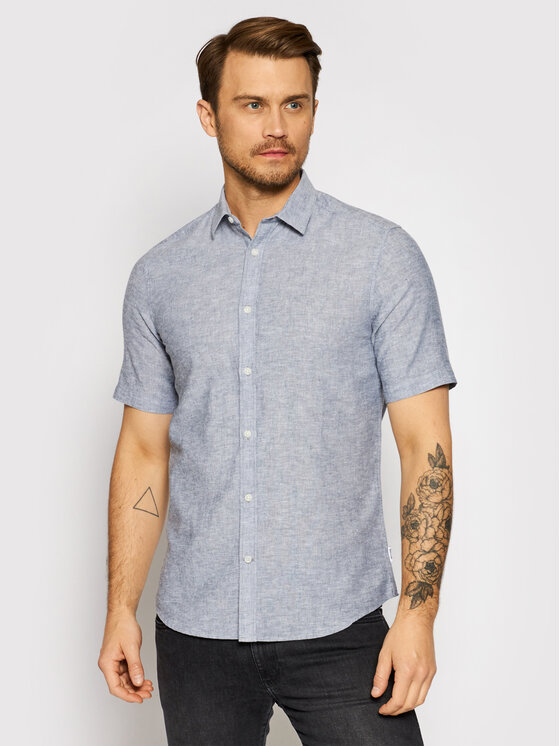 Only & Sons Marškiniai · Pilka · Slim Fit