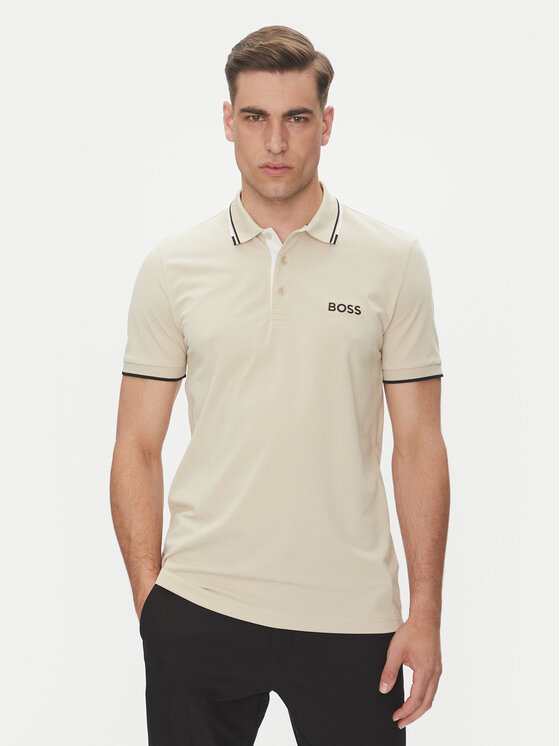 BOSS Polo marškinėliai · Smėlio
