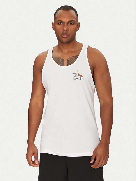 Jack & Jones Tank top marškinėliai · Balta