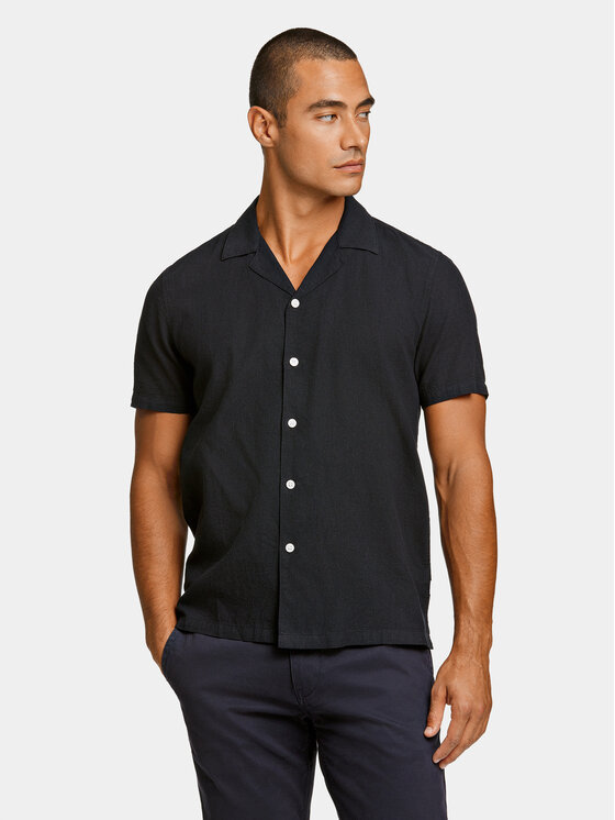 Lindbergh Marškiniai · Juoda · Relaxed Fit