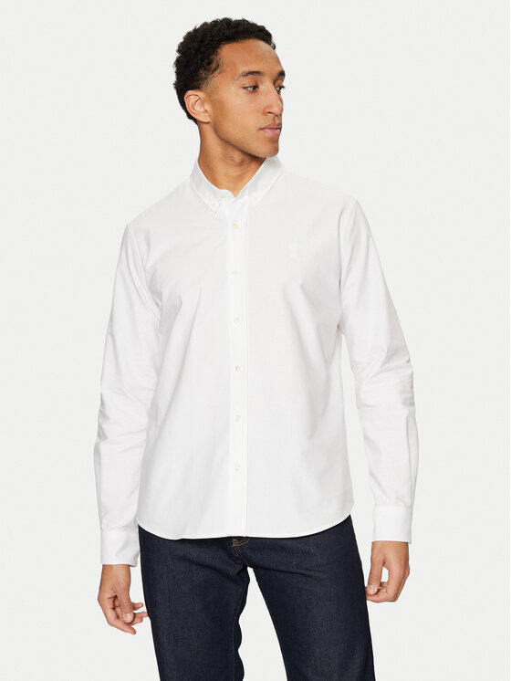 AMI Paris Marškiniai · Balta · Regular Fit