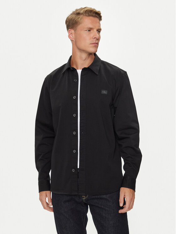 Calvin Klein Jeans Marškiniai · Juoda · Regular Fit