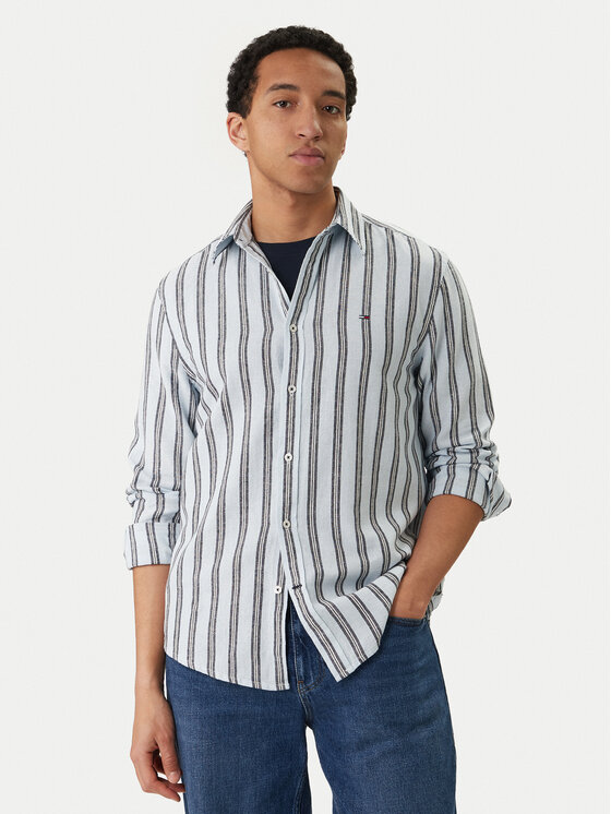 Tommy Jeans Marškiniai · Žydra · Regular Fit