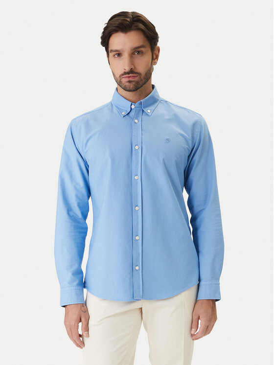 BOSS Marškiniai · Žydra · Slim Fit