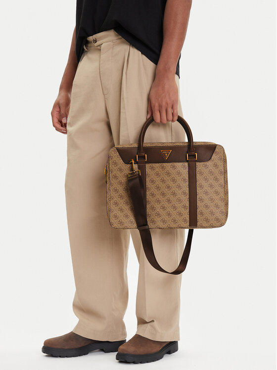 Guess Nešiojamo kompiuterio krepšys · Smėlio · 16-17″