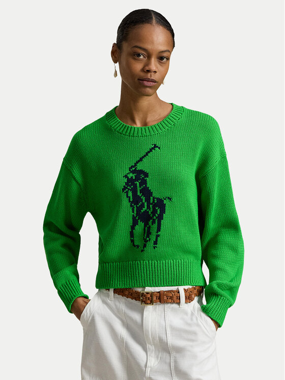 Polo Ralph Lauren Megztinis · Žalia · Relaxed Fit