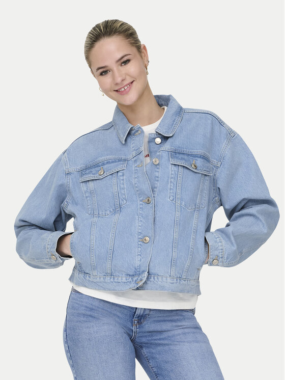 ONLY Džinsinė striukė · Mėlyna