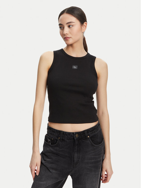 Calvin Klein Jeans Marškinėliai · Juoda