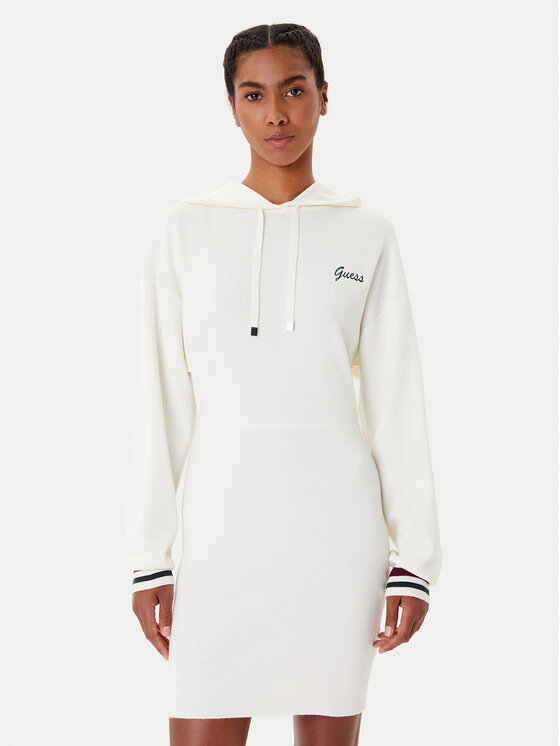 Guess Trikotažinė suknelė · Écru · Mini
