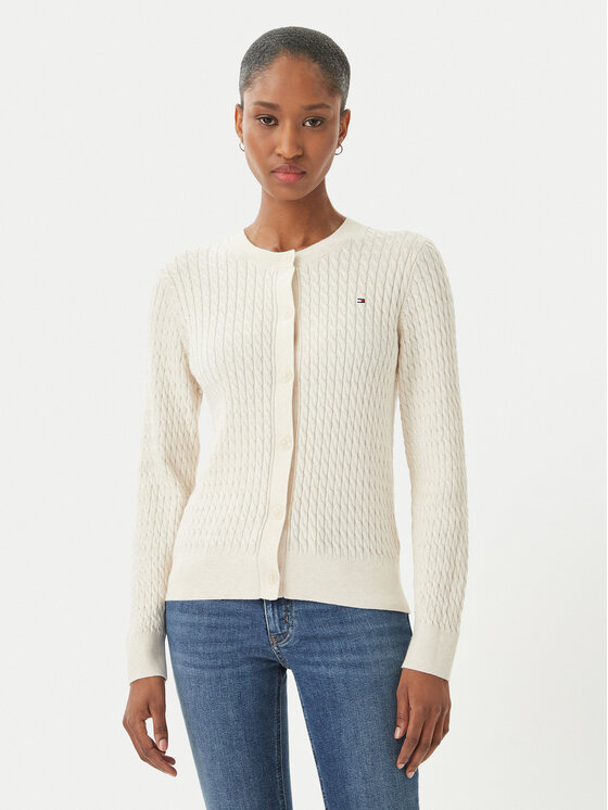 Tommy Hilfiger Kardiganas · Kreminė