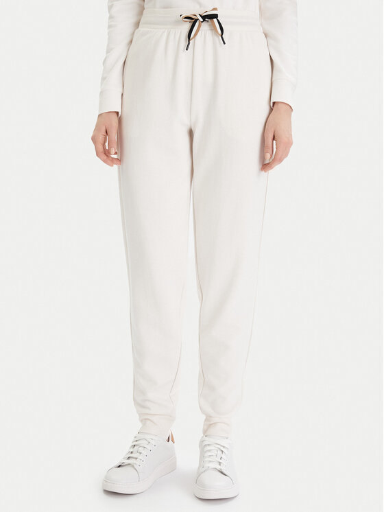 BOSS Sportinės kelnės · Écru · Regular Fit