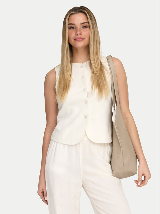 ONLY Kostiuminė liemenė · Balta