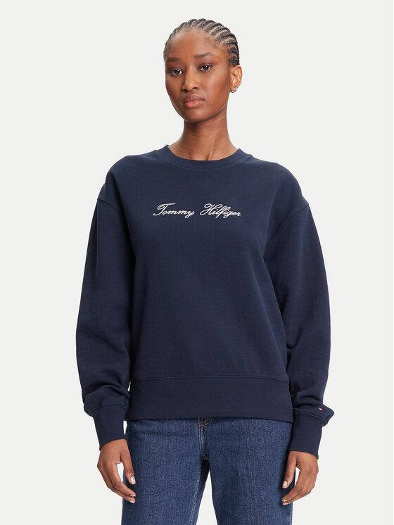 Tommy Hilfiger Džemperis · Tamsiai mėlyna · Regular Fit