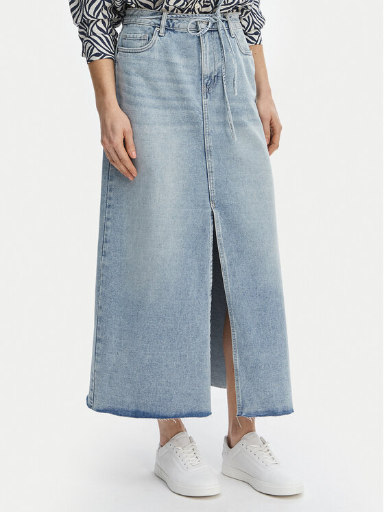 Vero Moda Džinsinis sijonas · Mėlyna · Maksi