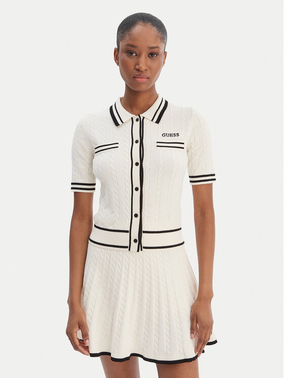 Guess Kardiganas · Écru · Regular Fit