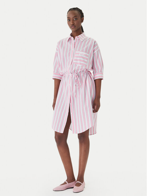 JOOP! Jeans Marškinių tipo suknelė · Rožinė · Mini