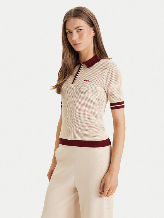 Guess Polo marškinėliai · Smėlio