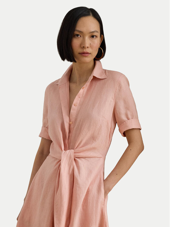 Kodas 20MAY LAUREN RALPH LAUREN Marškinių tipo suknelė · Rožinė · Midi