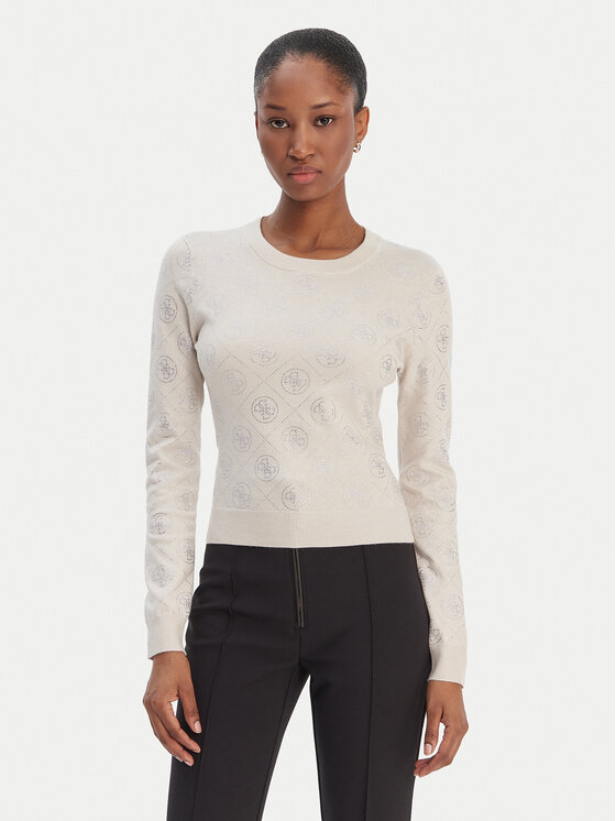 Guess Megztinis · Smėlio · Regular Fit