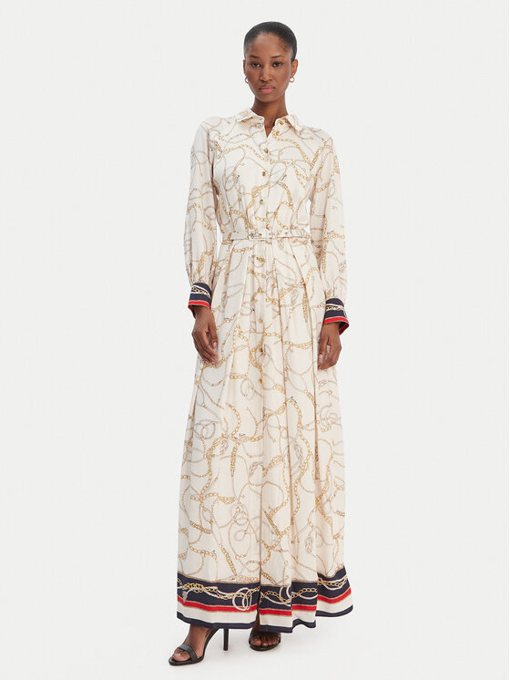 Marciano Guess Marškinių tipo suknelė · Écru · Maksi